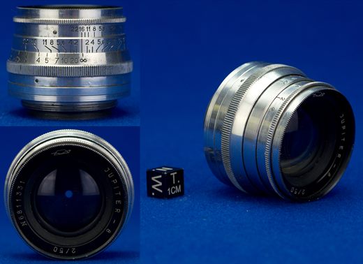 Jupiter-8 50mm f2.0 M39 KMZ silver