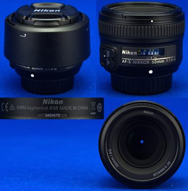 Nikon Nikkor 50mm f1.8G AF-S
