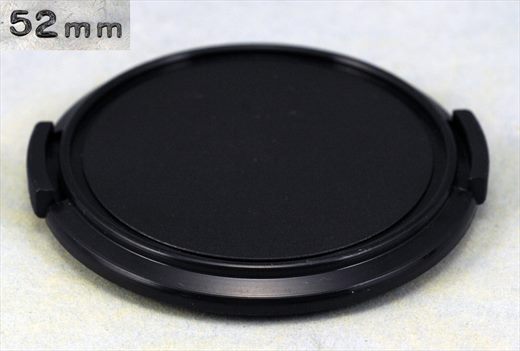Sem marca Tampa frontal de objetiva 52mm