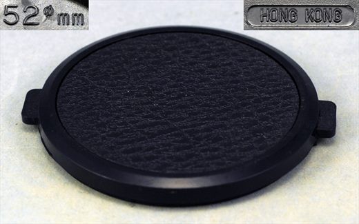 Sem marca Tampa frontal de objetiva 52mm