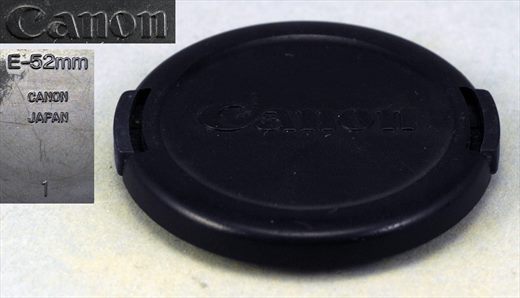 Canon E-52mm (tapa frontal lente)