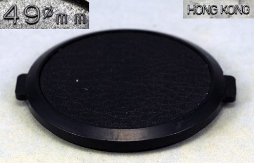 Sem marca Tampa frontal de objetiva 49mm