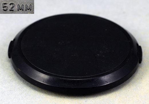 Sem marca Tampa frontal de objetiva 52mm