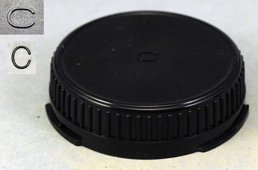 Sem marca Tampa traseira de objetiva para Canon