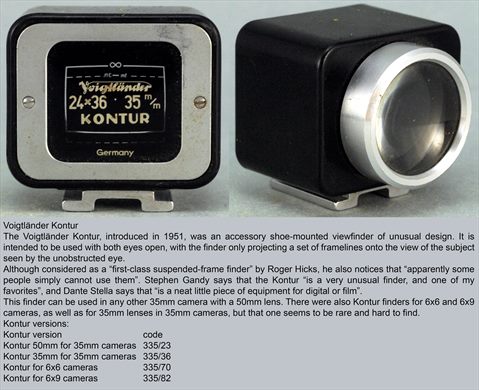 Voigtlander Kontur 35mm