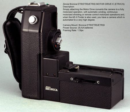 Zenza Bronica ETR-ETRS-ETRSI MOTOR DRIVE E (ETR-C-S)