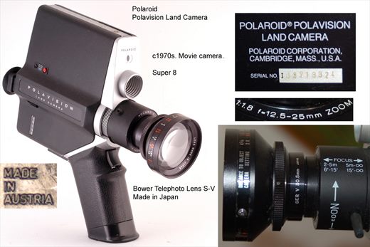 Polaroid Polavision Land Camera
