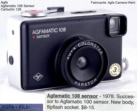 Agfa Agfamatic 108 Sensor