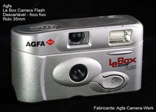 Agfa Le Box Camera Silver Flash