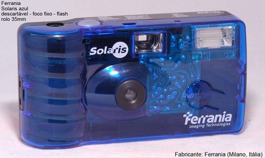 Ferrania Solaris transparente azul flash
