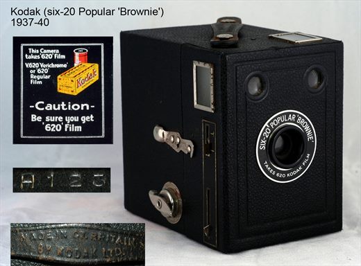Kodak six-20 Popular Brownie