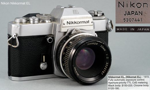 Nikon Nikkormat EL chrome