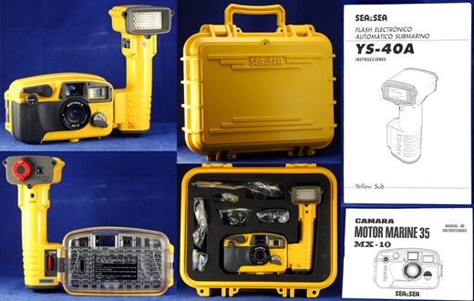 Sea-Sea Motor Marine 35 MX-10 and YS-40A Flash