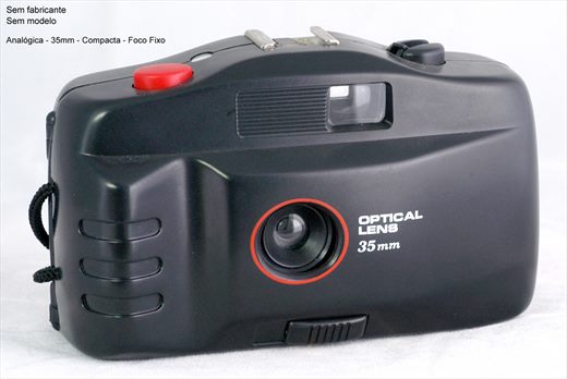 Sem marca Camara 35mm Preta com anel vermelho Modelo 1