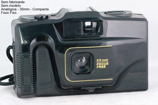 Sem marca Camara 35mm Preta com moldura amarela