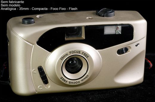 Sem marca Camara 35mm Dourada com Flash