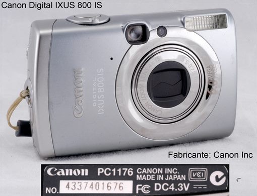 Canon Digital IXUS 800 IS