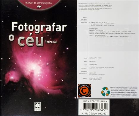 Fotografar o Ceu ISBN 972-707-345-X