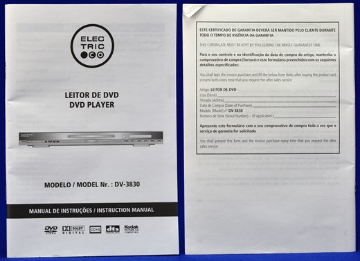 Electric DV-3830