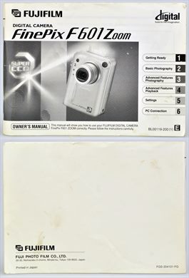Fujifilm FinePix F601 Zoom FGS-204101-FG