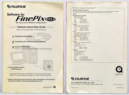 Fujifilm FinePix EX3.0 BL00120-200(1)E FDS-204101-FG