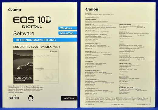 Canon EOS 10D CEL-SD8ZA230