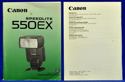 Canon Speedlite 550EX D