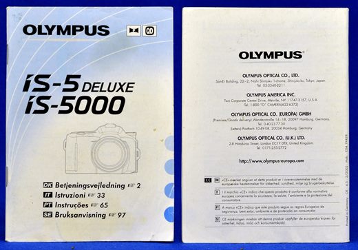 Olympus iS-5 DELUXE S-5000 E04 19428
