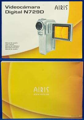 Airis Videocamara Digital N729D manual