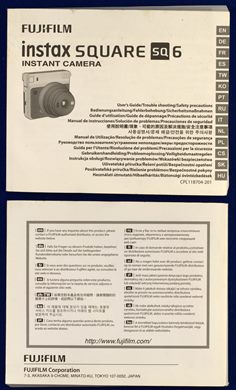 Fujifilm instax square SQ 6 CPL11B704-201