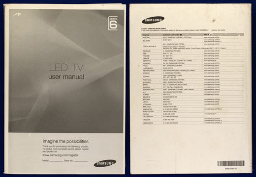 Samsung LED TV series 6 BN68-02388A-02
