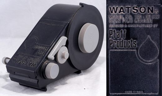 Watson Model No 100 Pfaff Products Carregador de filme 35mm