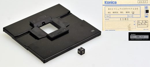 Konica 801 manual negative mask 126 2U5T (2)