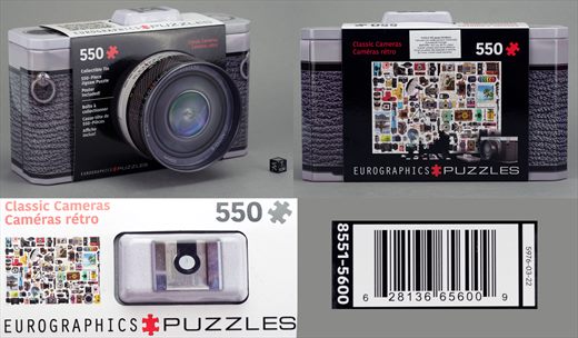 Eurographics Puzzles 550 Classic Cameras 8551-5600