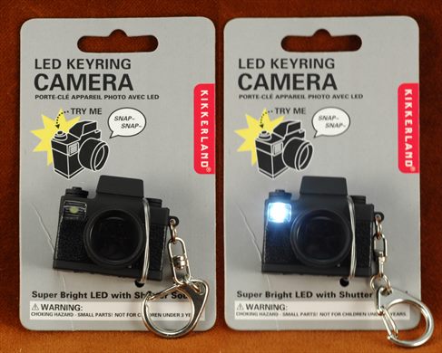 Kikkerland Camera LED Keyring