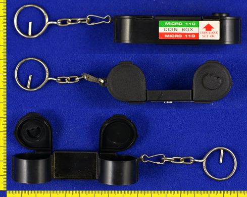 Micro 110 Coin Box Porta moedas de porta chaves