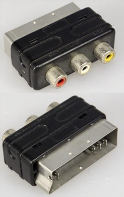 Scart-RCA adapter