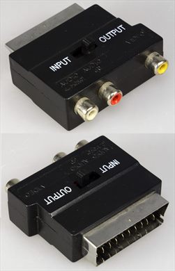 Scart-RCA adapter I-O