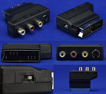 SCART-RCA adapter