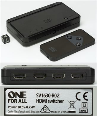One For All SV1630-R02 HDMI switcher