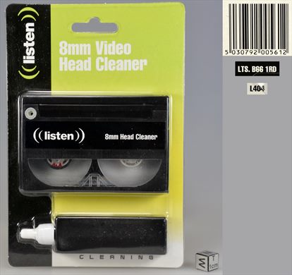 Listen 8mm video head cleaner LTS. B66 1RD L404