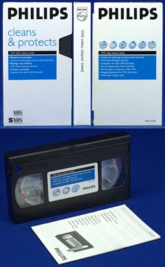 Philips clean and protects (wet) SBCVC200 VHS
