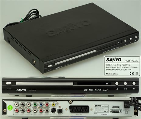 Sanyo DVD player DVD 7310DVS
