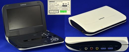 Lenco Portable DVD Player DVP-826