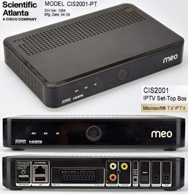 Scientific Atlanta - CIS2001-PT IPTV Set-Top Box