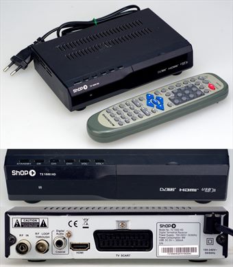 ShopPlus T2 1000 HD Digital Terrestrial Receiver