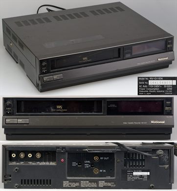 National Video Cassette Recorder NV-G11EN