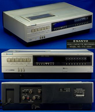 Sanyo Betacord VCR VTC 5000