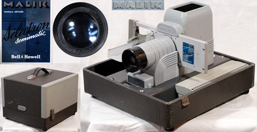 Malik Selectron 35mm slide Projector