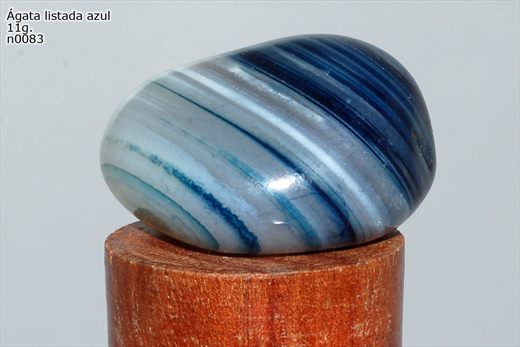 agata listada azul n0083